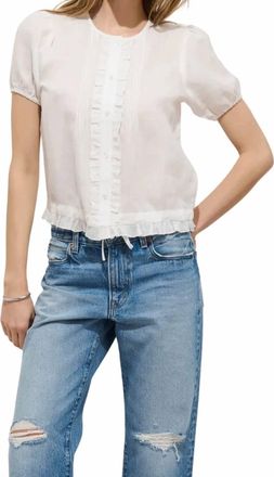 Alex Mill Brittany Top In Off White