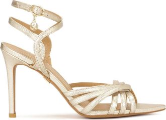 Kazar Gouden sandalen met een elegant ontwerp - Dames - Sandalen met hakken - Geel - 35 EU - Leer - Schoenen