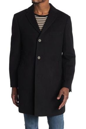 Cardinal of Canada Notch Lapel Top Coat in Black at Nordstrom Rack, Size 38