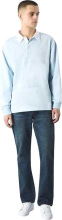 Pretty Green Islington-rugbyshirt voor heren (Lichtblauw)