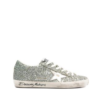 Golden Goose Super-Star Glitter Sneakers