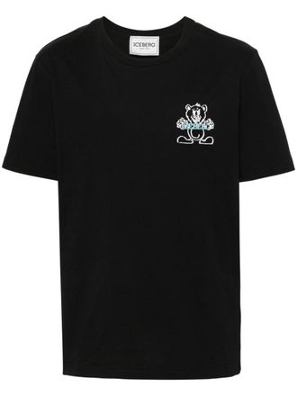 Iceberg T-shirt con stampa - Nero
