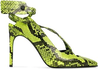 Off-white Warped pumps - Groen