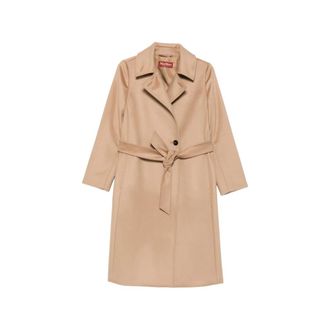 Max Mara Bcollag Belted Notched-lapel Coat