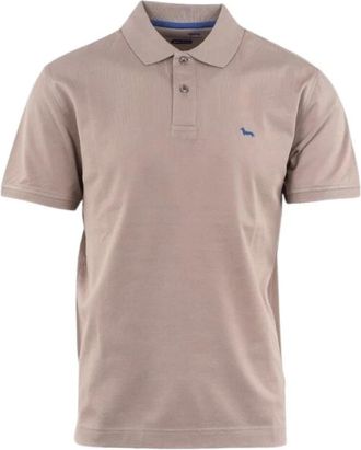 Harmont & Blaine Polo MET Bassotto - Heren - Polos - Beige - L - Katoen - Tops