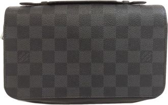 Louis Vuitton Damier Graphite Damier Graphite Damier Canvas Long Wallet (Bi-Fold) (Pre-Owned)