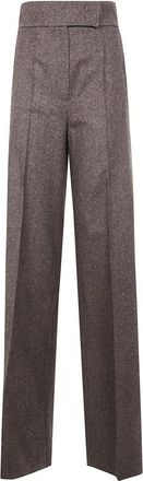 Max Mara Hoge taille broek - Dames - Nette broeken - Bruin - XS - Broeken