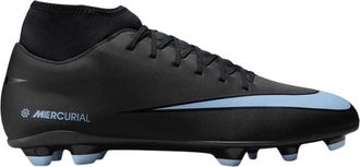 Nike Unisex Mercurial Superfly 10 voetbalschoenen voor volwassenen, voor harde ondergrond (ZWART/BLAUW)