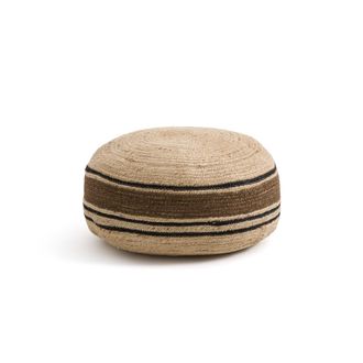 La Redoute Interieurs Poef in gevlochten jute, Tahani