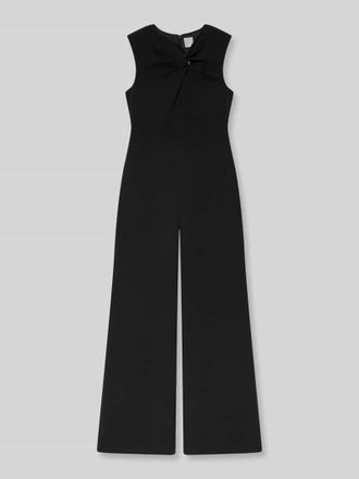 Calvin Klein Regular Fit Jumpsuit mit Knoten-Detail in Black, Gr&ouml;&szlig;e XL