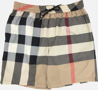 Burberry Mens Burberry Guildes Check Shorts Archive Beige - Tan - Size: 33/32/32
