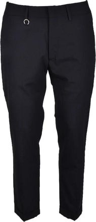 Golden Craft 1957 Tailored Black Trousers with Metallic Accent