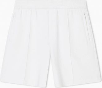 Emporio Armani Mens DOUBLE-JERSEY BRANDED JERSEY SHORTS - White - Size: 32/30/31