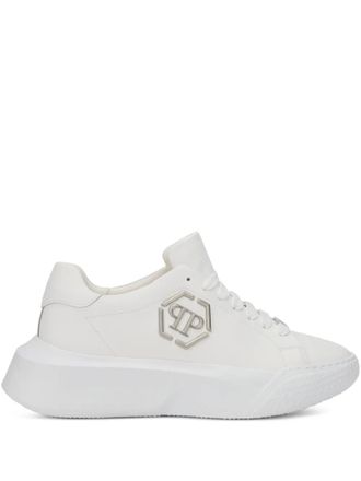 Philipp Plein Sneakers Godzilla con applicazione - Bianco