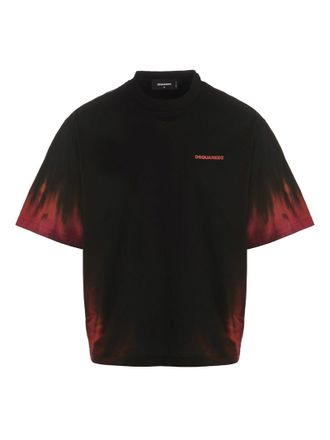Dsquared2 T-shirt d2 Flame Drop