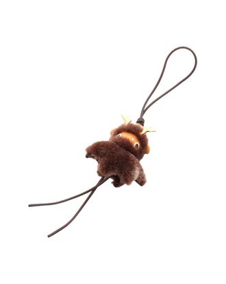 Loewe Leather Fur Metal Keychain Charm (Authentic Pre-Loved)