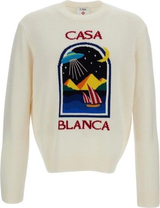 Casablanca Hombre, Jerseys, Beige, Talla: M