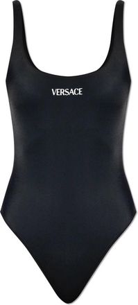 Versace Eendelig badpak - Dames - Badpakken - Zwart - M - Polyester - Badmode