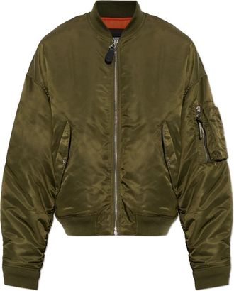 Dsquared2 Ge&iuml;soleerd Bomberjack - Heren - Bomber jackets - Groen - XS - Leer - Jassen