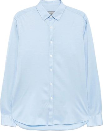 Canali Camicia con bottoni - Blu