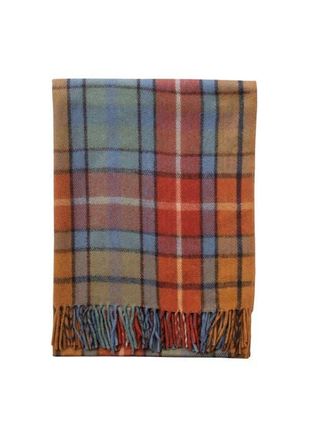 TBCo Recycled Wool Tartan Throw Blanket in Buchanan Antique at Nordstrom, Size Large