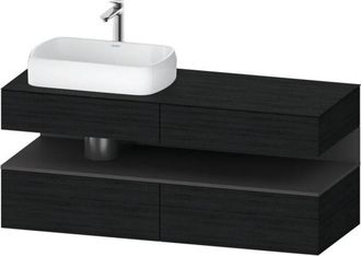 Duravit Qatego Consola Mueble Bajo Lavabo, 2 Extensiones, 2 - Duravit