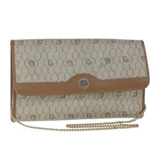 Dior Pre-owned Clutches, female, Beige, Size: ONE SIZE Pre-owned Vintage Shoulder Bag