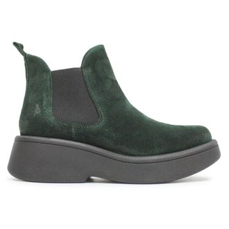 FLY London MULK159FLY Oil Suede Womens Ankle Boots - Pine - Size:UK 6