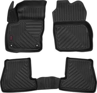 OEM Alfombrillas De Goma 3d Para Coche: Ford Focus Mk3 (hatchback, Sed&aacute;n, Familiar, 2010-2018) - Borde De 5 Cm