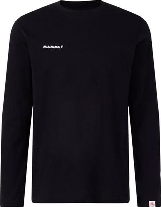 Mammut Mammut Base Longsleeve T-Shirt Mini Logo Longsleeve f&uuml;r Herren | schwarz