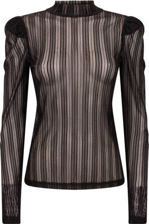 Aaiko Dames, Tops, Zwart, Maat: M