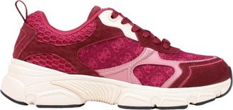 Guess Schoenen, Dames, Paars, 41 EU, Polyester, Indye 2 Sneakers