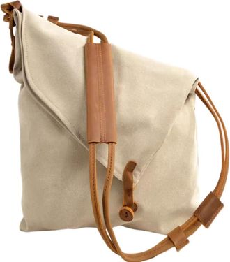 Generic NYSDM Retro Vintage Mens canvas leather Shoulder Bag Messenger Bag Sling male Cross-body