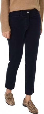Brax Corduroy Chino Pants In Navy