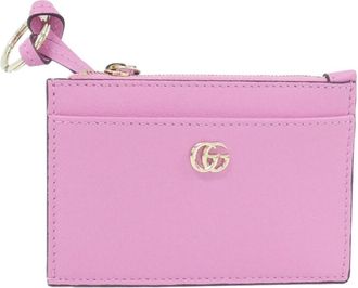 Gucci Pink Purple Leather Coin Purse/Coin Case (Pre-Owned)