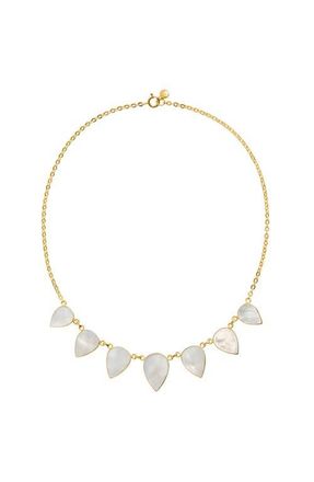 Freya Rose Warrioress Small Mother of Pearl Necklace in Small Pearl at Nordstrom, Size 21