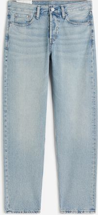 H&M Straight Regular Jeans - Blue