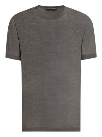 Dolce & Gabbana short-sleeve T-shirt - Grey