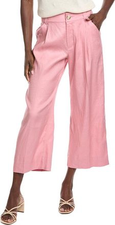 Cabi Cruise Linen-Blend Crop Pant