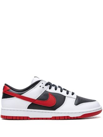 Nike Sneakers Dunk Low Retro Black/University Red - Bianco
