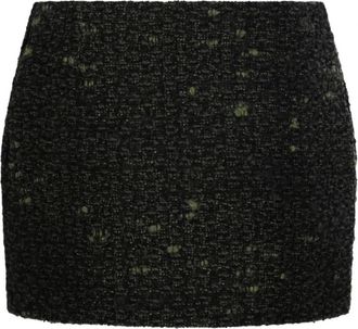 Gucci Wool boucl&eacute; rok - Dames - Korte rokken - Groen - S - Wol - Rokken