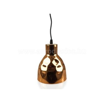 Trade Shop Trade Shop Traesio - Trade Shop - Lampadario Pendente Lampada A Sospensione In Metallo Cono Oro Rosa Rame Vt-8150