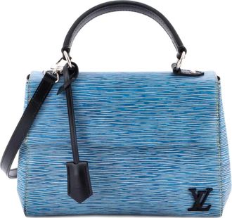 Louis Vuitton Cluny Top Handle Bag Epi Leather BB satchel - Blauw