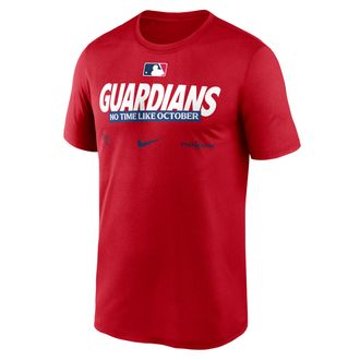 Nike Cleveland Guardians 2026 Postseason Authentic Collection Legend Nike Mens Dri-FIT MLB T-Shirt in Red | NKGK62QIDW-D28