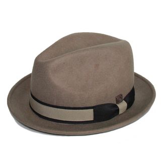 Dasmarca Winter Crushable Packable Twotone Felt Fedora Hat - Robin Beige S