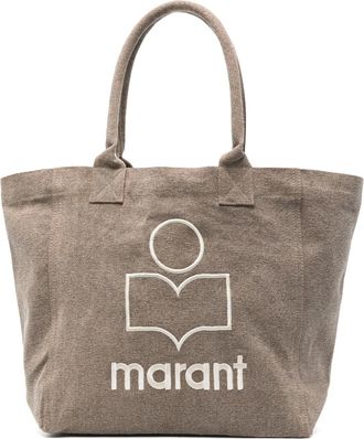 Isabel Marant Borsa tote Yenky piccola - Marrone