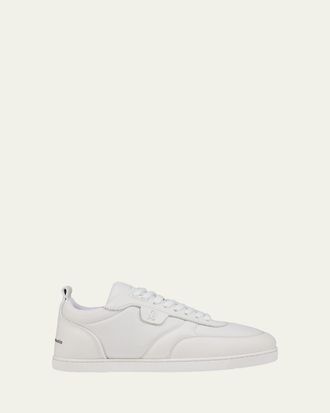 Christian Louboutin Mens Sk Vi Flat Calf Leather Low-Top Sneakers