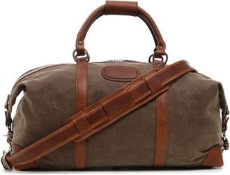 Korchmar Twain 22 Waxed Canvas Weekender in Olive at Nordstrom