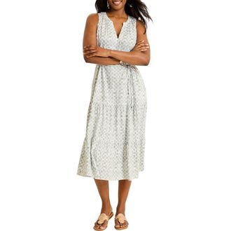 Tommy Bahama Coastal Sands Linen Blend Sundress in Desert Sage at Nordstrom, Size X-Large