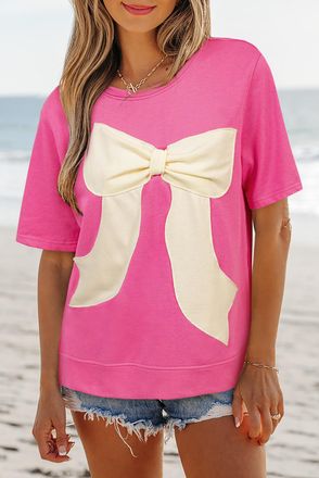 Azura Exchange Boogaccent Korte Mouwen Top